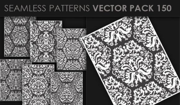 Seamless Patterns Vector Pack 150 1