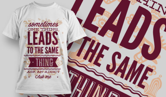 Funny typographic quote T-shirt Design 714 1