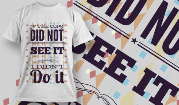 Funny typographic quote T-shirt Design 715 1