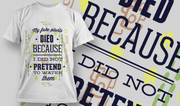 Funny typographic quote T-shirt Design 717 1
