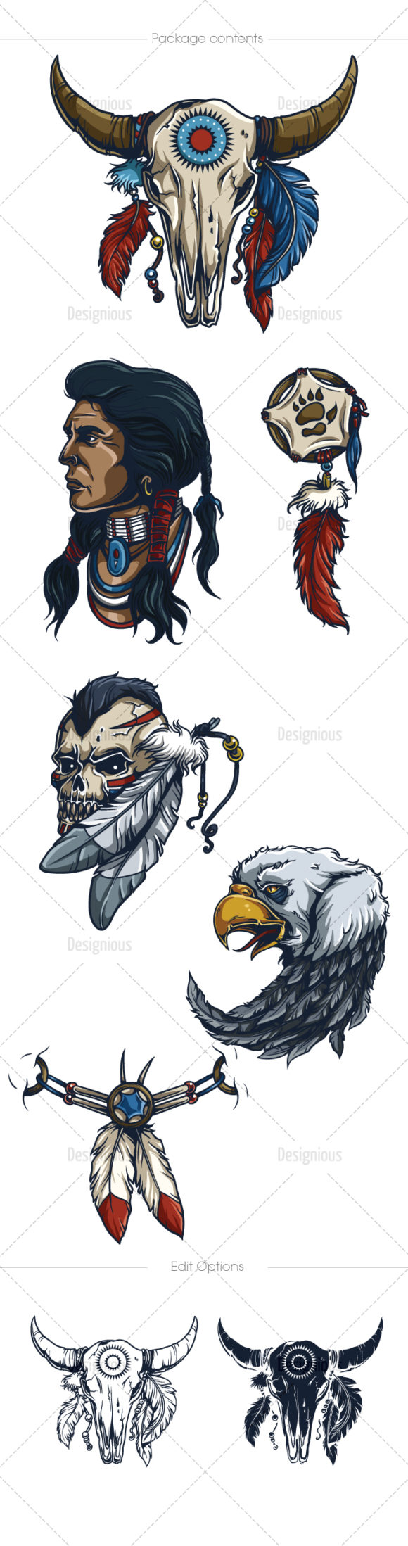 Native American Vector Pack 1 2