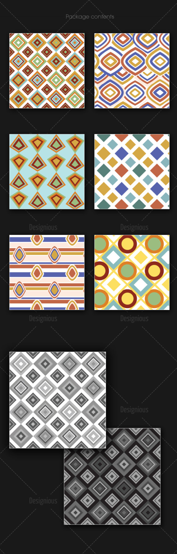 Seamless Patterns Vector Pack 155 2