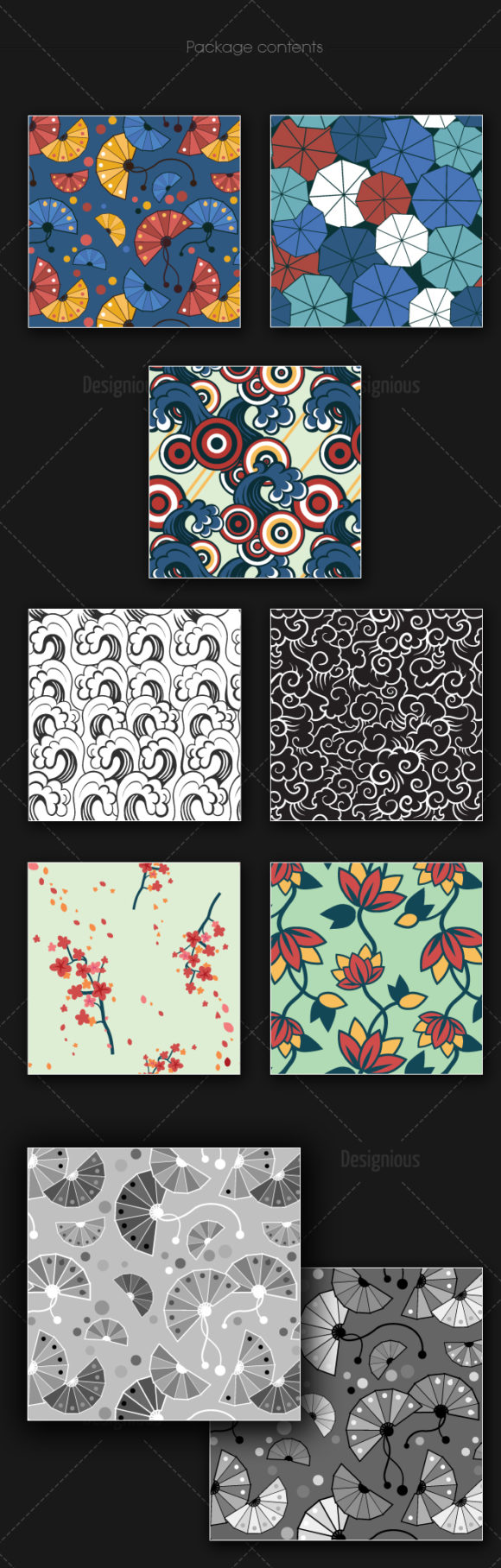 Seamless Patterns Vector Pack 157 2