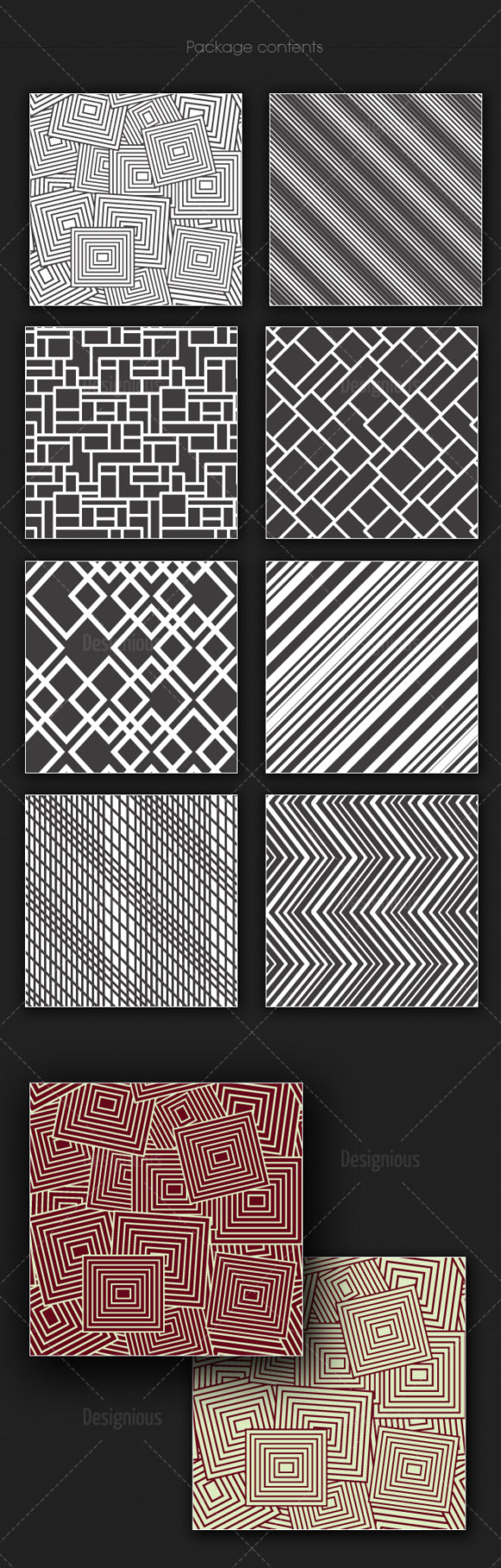 Seamless Patterns Vector Pack 162 2