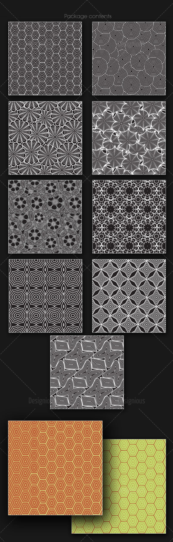 Seamless Patterns Vector Pack 165 2