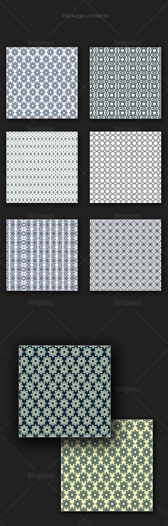 Seamless Patterns Vector Pack 169 2