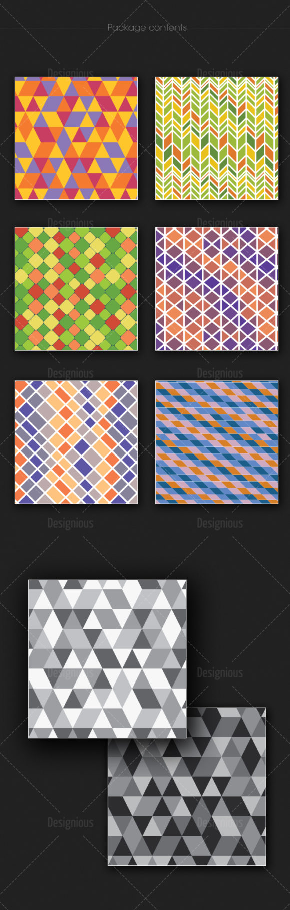 Seamless Patterns Vector Pack 170 2