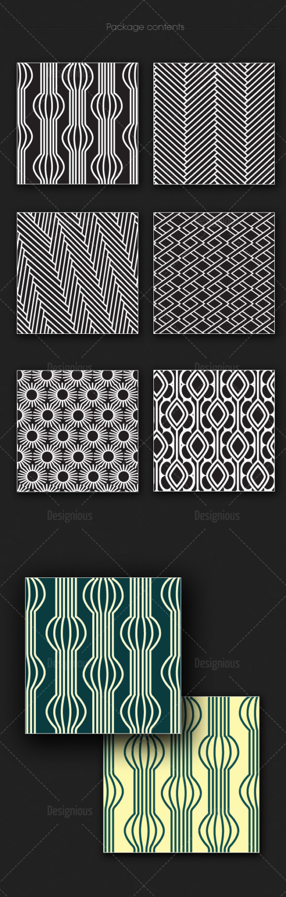 Seamless Patterns Vector Pack 174 2