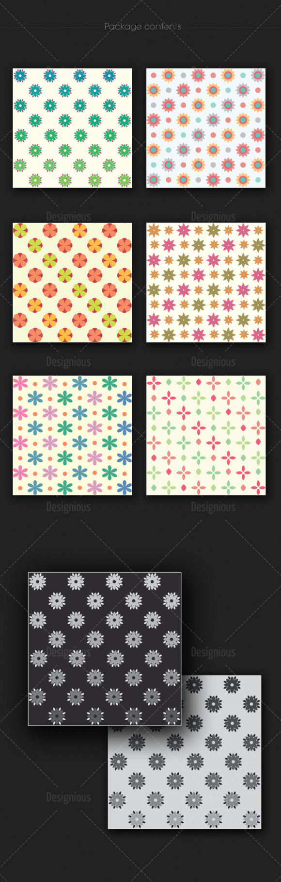 Seamless Patterns Vector Pack 175 2