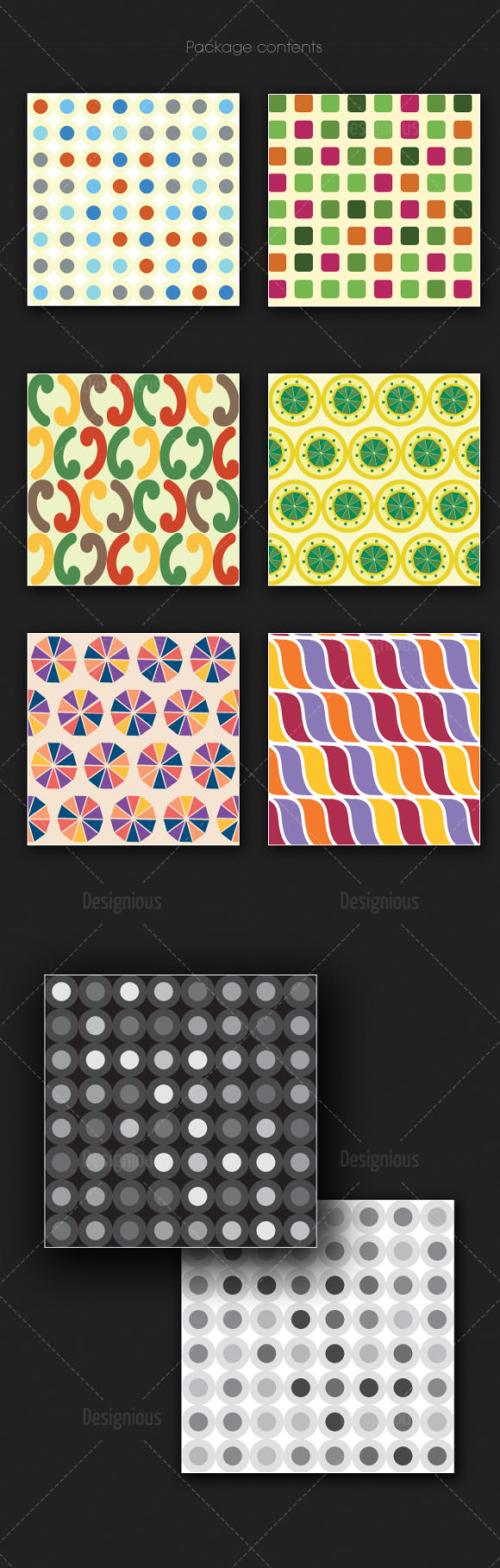Seamless Patterns Vector Pack 181 2