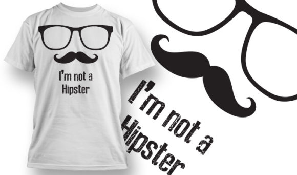 Hipster apocalypse T-shirt Design 720 1