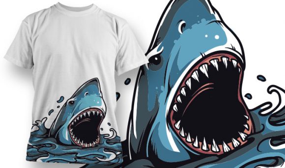 Shark T-shirt Design 725 1