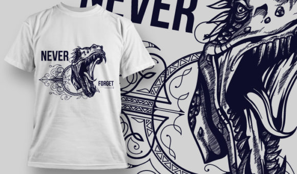 Beast that never forgets T-shirt Design 731 1