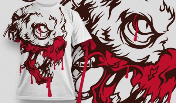 Wolf T-shirt Design 801 1