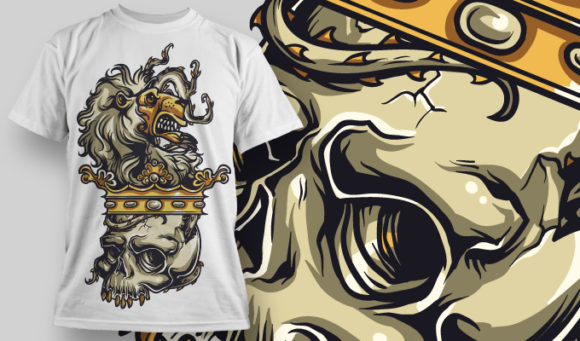 Skull T-shirt Design 795 1