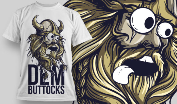 Dem buttocks T-shirt Design 799 1