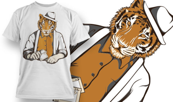 Tiger T-shirt Design 814 1