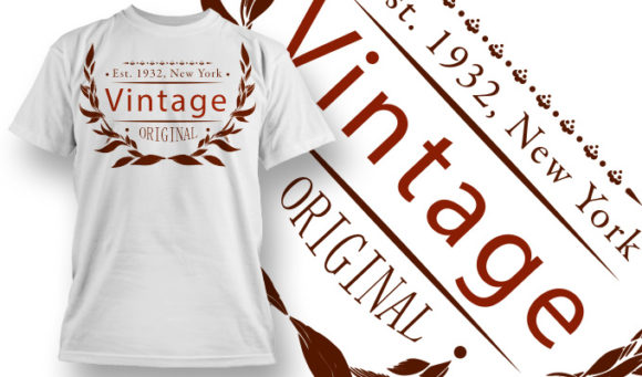 Vintage T-shirt Design 818 1
