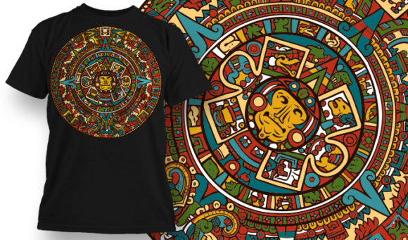 Aztec T-shirt Design 821 1