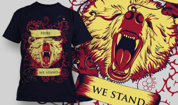 We stand T-shirt Design 848 1