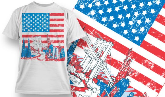USA T-shirt Design 852 1