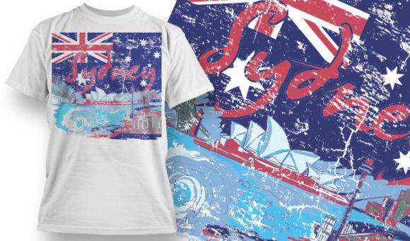 Sydney T-shirt Design 853 1