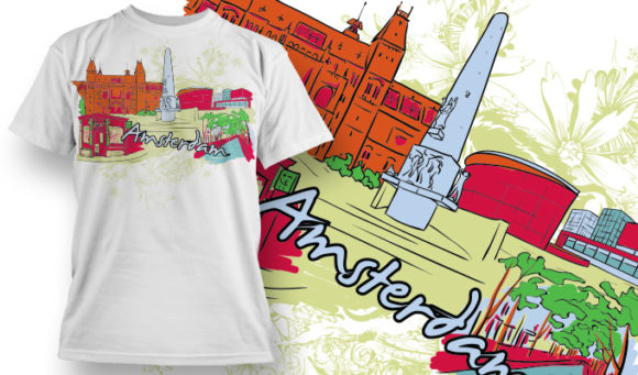 Amsterdam T-shirt Design 857 1
