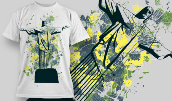 Pisa tower T-shirt Design 859 2