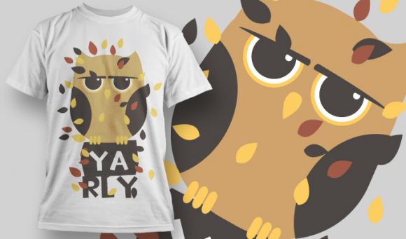 Owl T-shirt Design 868 1