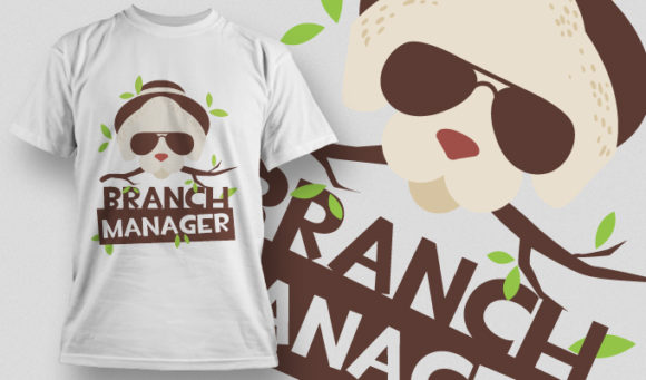 Branch manager T-shirt Design 884 1