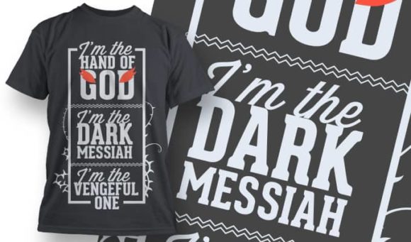 I'm the hand of god T-shirt Design 1007 1