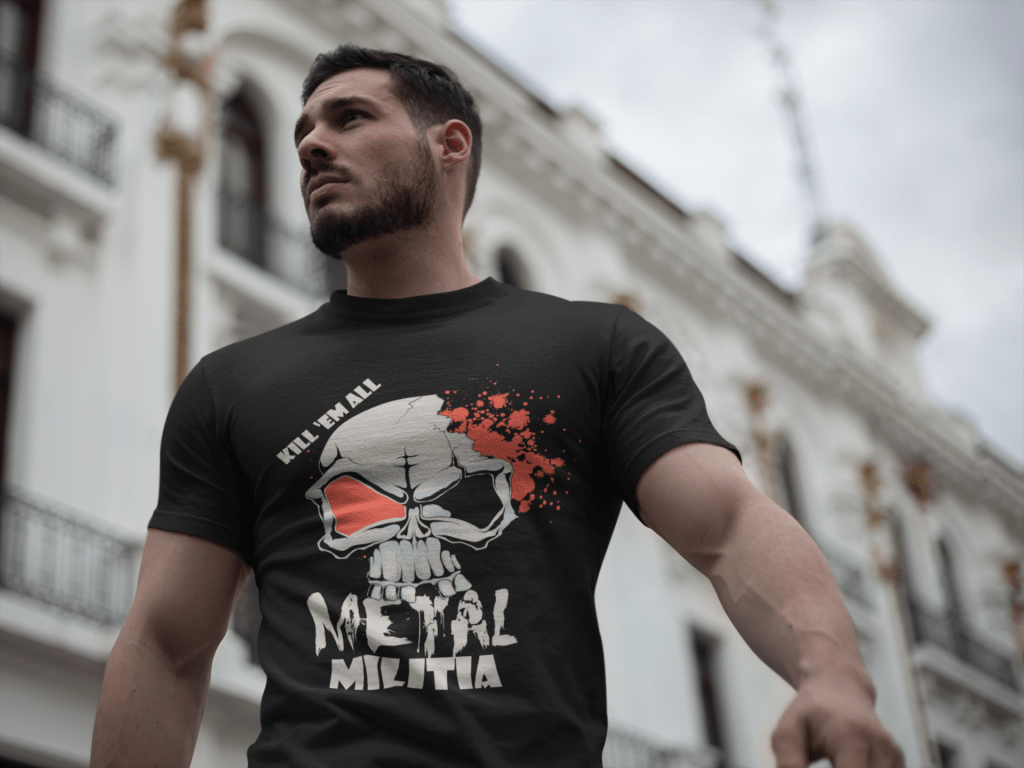 Metal militia T-shirt Design 1121 2