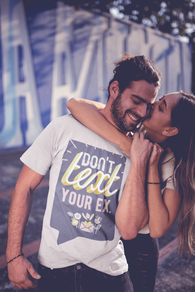 Don't text your ex T-shirt Design 1177 2
