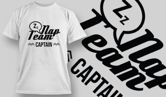 Nap team captain T-Shirt Design 1218 1