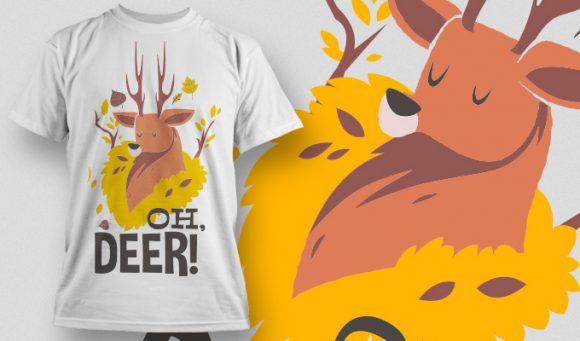 Oh, deer! T-shirt Design 979 1