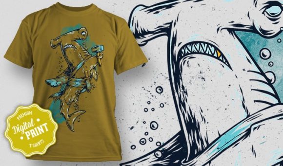 Shark T-Shirt Design Plus 1