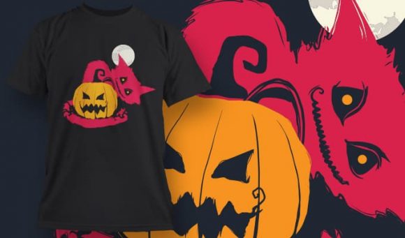 Halloween T-Shirt Design 1332 1