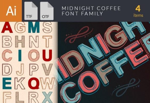 Midnight Coffee Font 1