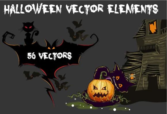 Halloween vector Elements 1