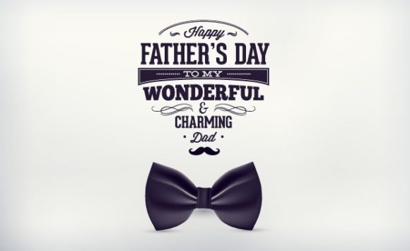 Father's day typographic elements 5