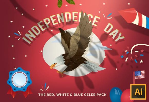 Independence Day Vector Set 1