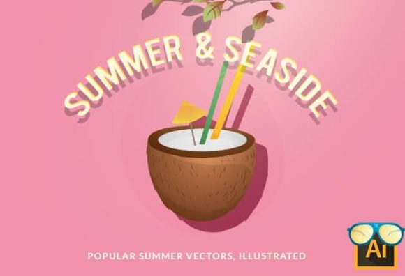 Summer and Seaside Vector Set 1