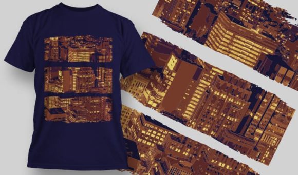 City T-Shirt Design 1363 1