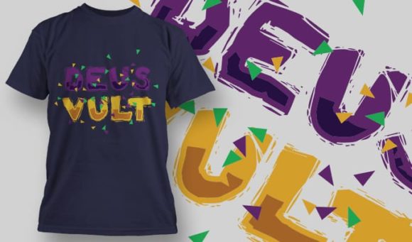 Deus vult T-Shirt Design 1367 1