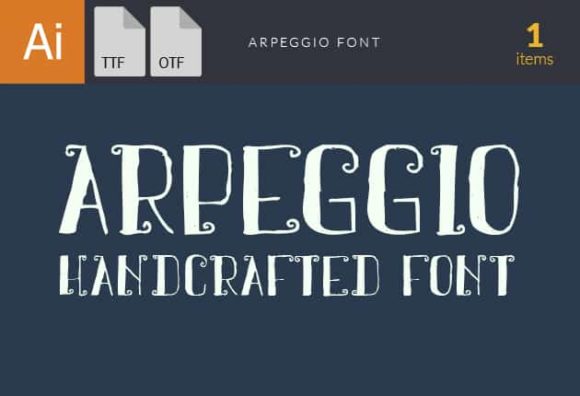 Arpeggio Font 1