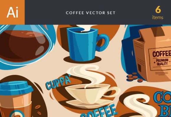Coffee Vector Set 1