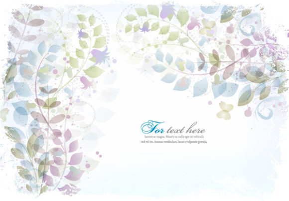 Vector, Floral Vector Image Vector Abstract Floral Background 1