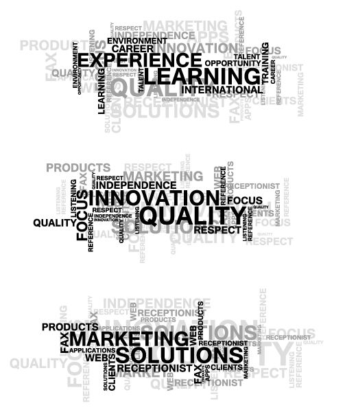 Set, Word, Abstract-2, Vector Vector Illustration Vector Business Word Clouds Set 1