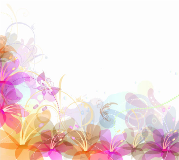 Vector Vector Image Vector Abstract Floral Background 1