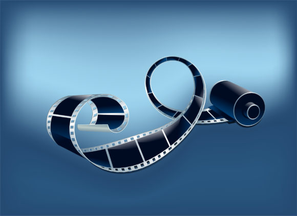 Film Vector Background Film Strip Vector Illustration 1
